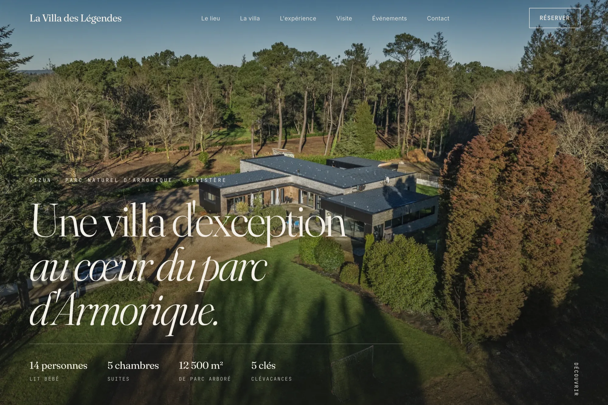 Sites de la Villa des Légendes et de la Villa Chantalain